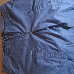 Style & Co. Brand cargo capris, size 14, blue